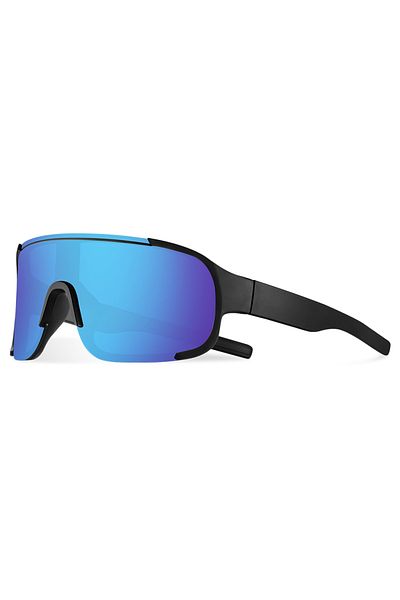 Choice other C7 Blue Mirror CRIXALIS Oversized Mirror Sunglasses Men Women Outdoor Hiking Sun Glasses Trend