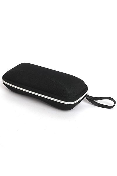 Choice Black Fashion Glasses Case Cover with Lanyard Zipper Hard Sunglasses Box Myopic Reading Eyewear Case