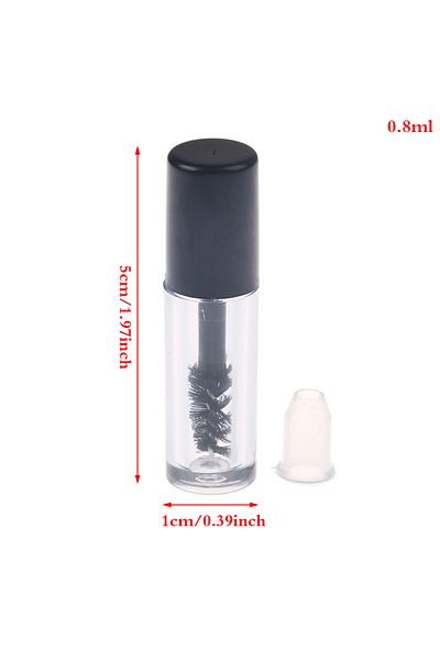 Choice 10Pcs Empty Mascara Bottles With Wand Refillable 5Pcs 0.8ml Empty Mascara Tube DIY Wand Eyelash Crea