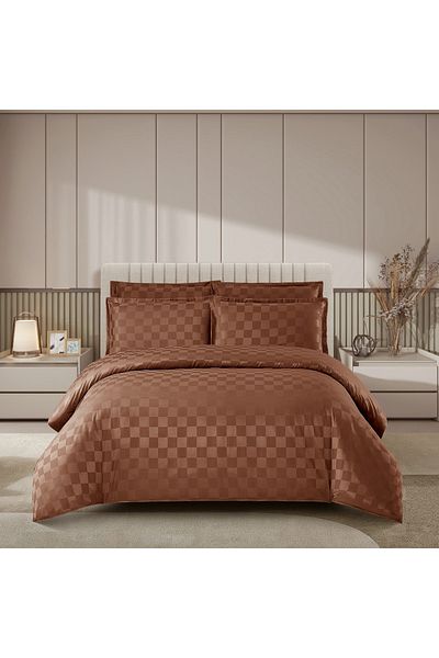 CHIRASO CHIRASO Bedding, Elegant DAMASK, ELASTIC Sheet 180x200+25cm, Duvet Cover 200x230cm, 2 Pillowcases