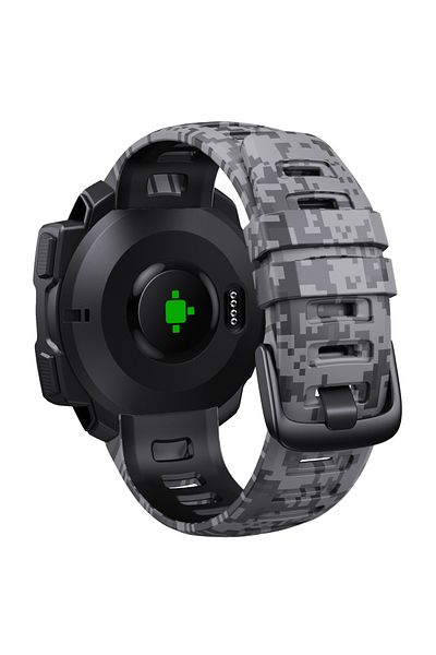 Choice For Instinct Digital Camouflage Silicone Watchband for Garmin Instinct Series - Instinct, Instinct 2