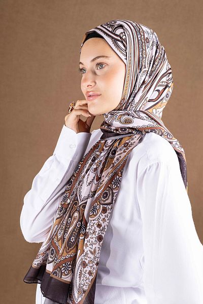 Akel Digital Soft Shawl Ethnic Pastel Pattern2