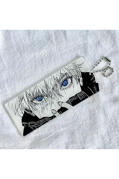 Choice سلسلة مفاتيح K-zs Anime Satoru Gojo علامة المانجا اليابانية Jujustu سلسلة مفاتيح Kaiesn ملحقات حلقة مفاتيح الظهر