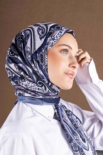 Akel Digital Soft Shawl Ethnic Pastel Pattern2