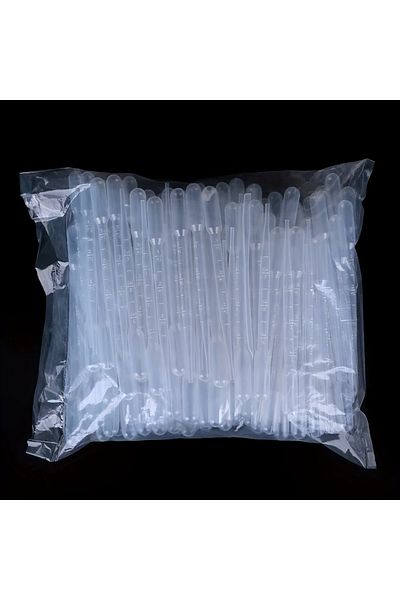 Choice 3ml 90pcs Plastic Disposable Pipette, 3ml Calibrated Pipette Dripper for Scientific Laboratories