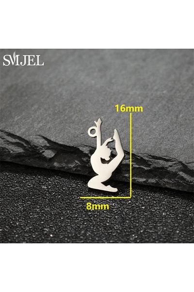 Choice 522S 5pcs/lot Multiple Style Sports Charms for DIY Fitness Lovers Ornament Gymnastics Yoga Running P