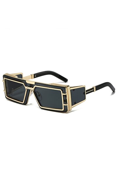 Choice black New fashion sunglasses men's future technology advanced metal sq...