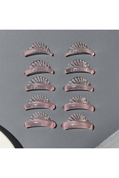 choice2 مجموعة رفع الرموش بيرمانيا الوردية، 5 أزواج، وسادة تغليف السيليكون، قضبان تمويج الرموش ثلاثية الأبعاد قابلة لإعادة الاستخدام