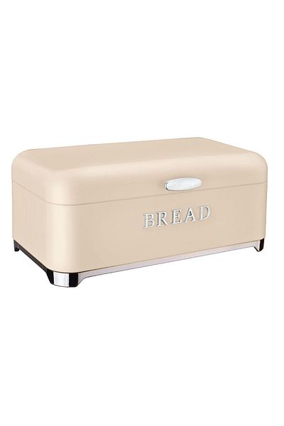 Bayev Cuisine Cream Metal Bread and Spice Storage Set - Bread and Spice Rack 0044