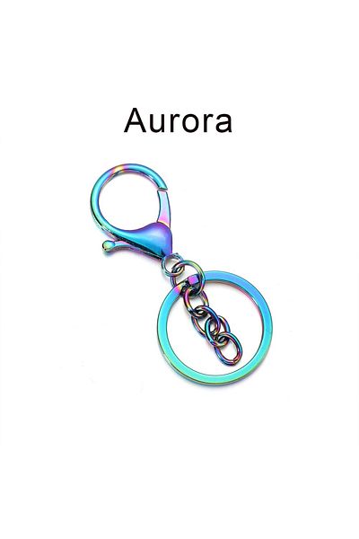 Choice Aurora2 5pcs/Lot Key Ring 30mm Keychain 70mm Lobster Clasp Key Snap Hooks Keyrings DIY Jewelry Makin