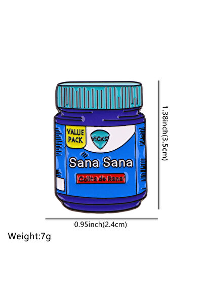 Choice 1 دبوس مينا الثقافة الإسبانية دبابيس معدنية لحقيبة الظهر دبابيس زجاجة ...