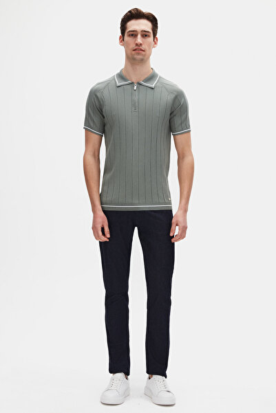 D'S Damat Ds Damat Regular Fit Dark Moss Polo T-Shirt