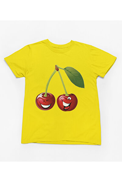 MAGORS STIL-X МОМИЧЕШКА ТЕНИСКА С ОБЪРНА ДЯЛКА И ПРИНТ „РАДОСТЪПНИ ЧЕРЕШИ“ 10...