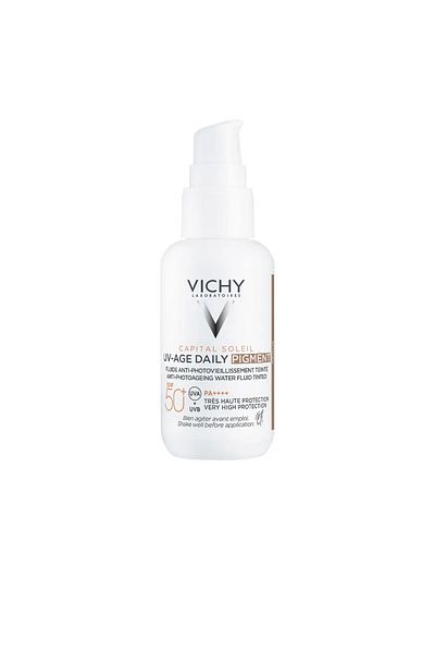 Vichy Protectie solara faciala cu efect de hidratare, CAPITAL SOLEIL UV AGE SPF50+, 40 ml