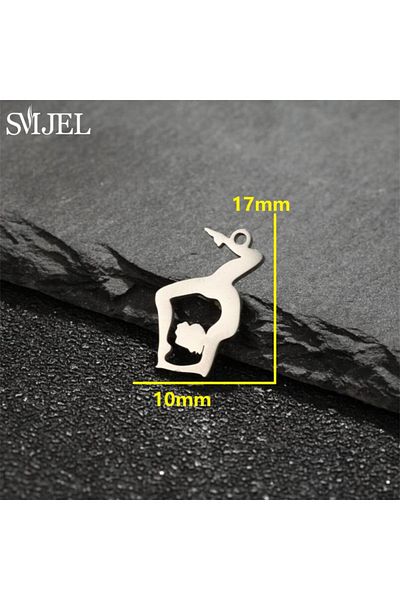 Choice 523S 5pcs/lot Multiple Style Sports Charms for DIY Fitness Lovers Ornament Gymnastics Yoga Running P