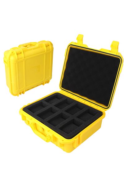 Choice yellow 8-Grid High-End Watch Case Collection Watch Antique Protection Safety Box Colorful Sponge Thi