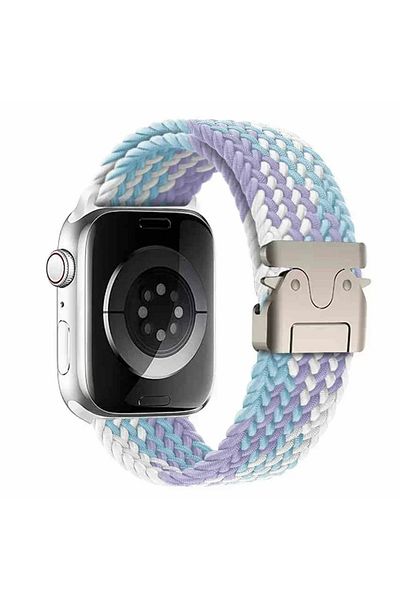 Choice S10 42-38 40 41 mm 13 gradient purple Braided Band For Apple Watch Straps 40 mm 44mm 46mm 42mm 49mm