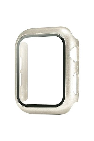 Choice Series 9-8-7 41mm Starlight 38 Tempered Glass+Cover For Apple Watch 10 42mm 46mm Matte Hard PC bumpe