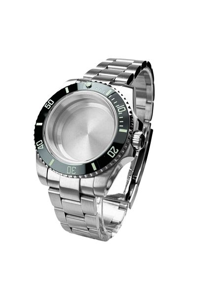 Choice D-flat 40mm 200m Waterproof NH34 NH35 NH36 Watch Case Accessories for Oyster Band SUB Watch Maker 12