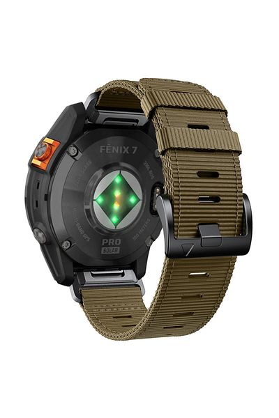 Choice QuickFit 22mm khaki 22mm 26mm Nylon Band For Garmin Fenix 7 7X 6X Pro/Epix Pro Gen 2 51mm 47mm Braid