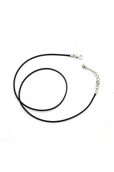 Choice 50cm 1.5MM 100pcs/Lot Bulk 1.5-2MM Black Wax Leather Snake Necklaces Cord String Rope Wire Extender