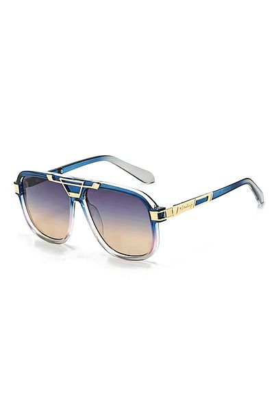 Choice blue 2025 New Fashionable Large Frame Women Sunglasses Gradient Color Glasses Women Trendy Accessori