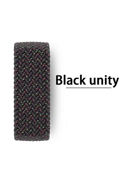 Choice SS 42 44 45 46 49 mm Black unity Braided Solo Loop For Apple watch Band 44mm 45mm 42mm 40mm 41mm 46m