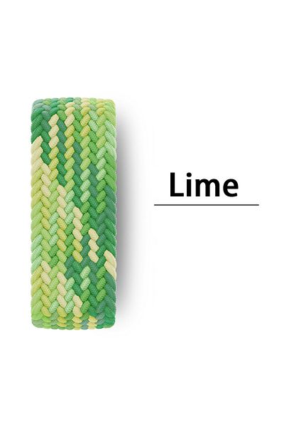 Choice M 42 44 45 46 49 mm Lime Braided Solo Loop For Apple watch Band 44mm 45mm 42mm 40mm 41mm 46mm Bracel