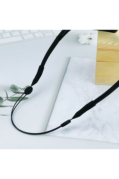 Choice Black Colorful Retractable Eyeglasses Anti-slip Rope, Sports Sunglasses Anti-slip Fixed Chain, Suita