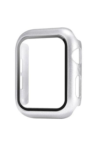 Choice سلسلة 10 46 مم فضي 17 زجاج مقوى + غطاء لساعة Apple Watch 10 42 مم 46 مم شاشة صلبة غير لامعة من البولي كربونات