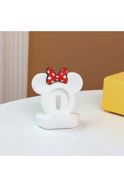 Choice 03-White Desktop stand for Apple Watch Series 10 9 8 7 6 SE 5 and 4 iWatch silicone charger 46mm 44m