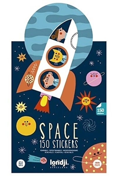 Londji Set de autocolante repoziționabile, Cosmos