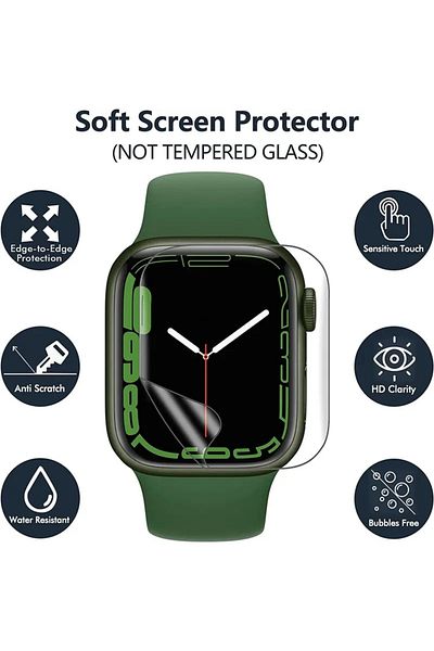 Choice 5PCS Hydrogel Film Series 7 45MM 5PCS Hydrogel Film for Apple Watch 9 5 6 SE 3 2 1 40MM 44MM 42MM 38