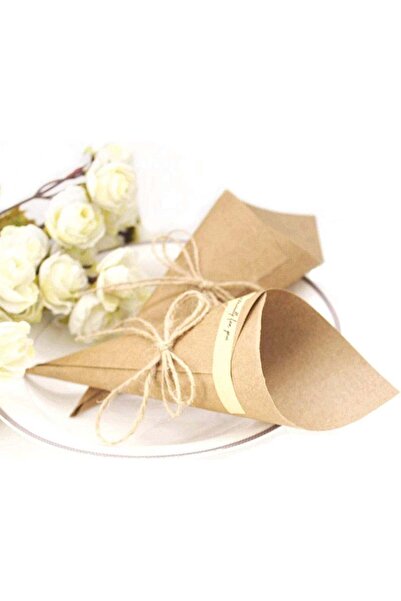 Jzk Комплект от 50 покани за сватба/кръщене със стикери, хартия/текстил, 15 x...