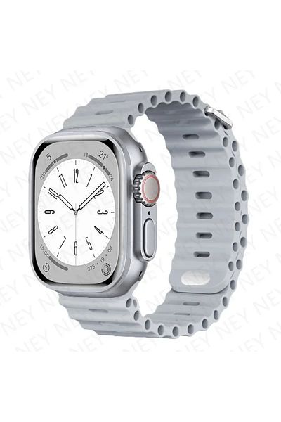 Choice 42-44-45mm 49mm 46mm 13 cloud gray Ocean strap For Apple Watch Ultra 2 Band 49mm 9 8 7 45mm 41mm Sil