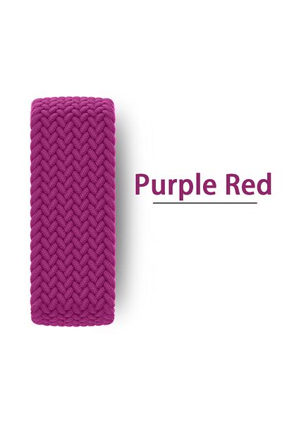 Choice SS 42 44 45 46 49 mm 10purple red Braided Solo Loop For Apple watch Band 44mm 45mm 42mm 40mm 41mm 46