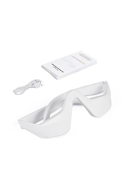 Choice WHITE Eye Massager under-eyes Relax Fatigue Eye Glasses Lighten Dark Circles Smooth Eye Fine Line be
