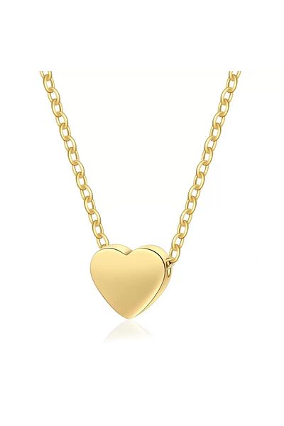 Choice 45cm J020076-01 Fashion Exquisite Love Women's Necklace, imple Style Alloy Love Clavicle Pendant, Su