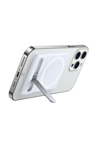 Baseus Suport telefon pliabil cu suport magnetic, alb