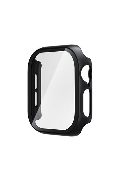 Choice 42mm Black Glass+cover For Apple Watch S10 42mm 46mm Case Film PC bumper Screen Protector iWatch ser