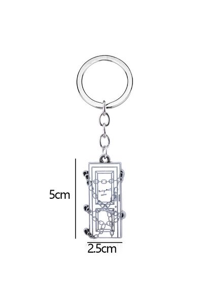 Choice K00498 Horror Film Silent Hill Keychain Chained Door Cosplay Rich Personality Pendant Phone Chain Ch