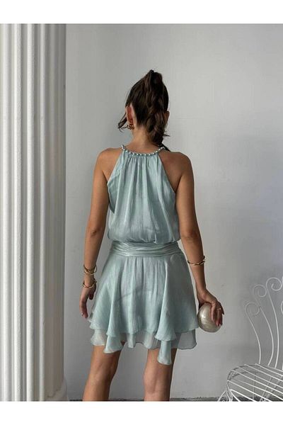 MAXMOOR Maya Mini Dress 3066 - Green