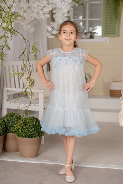 ddaniela فستان فانتازي من فيلم Frozen - أزرق فاتح