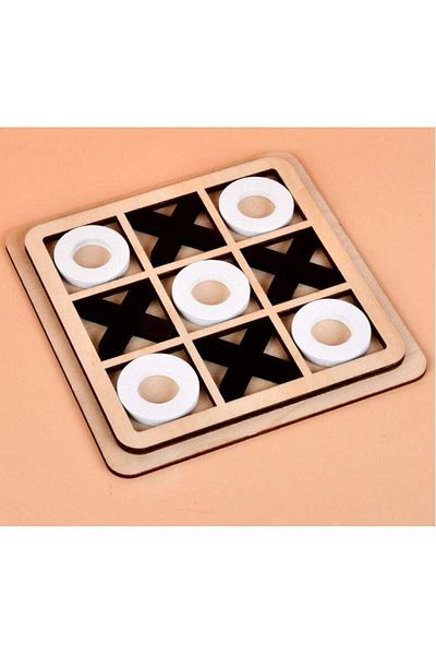 Generic Educational Tic Tac Toe XO Game with X and O Figures