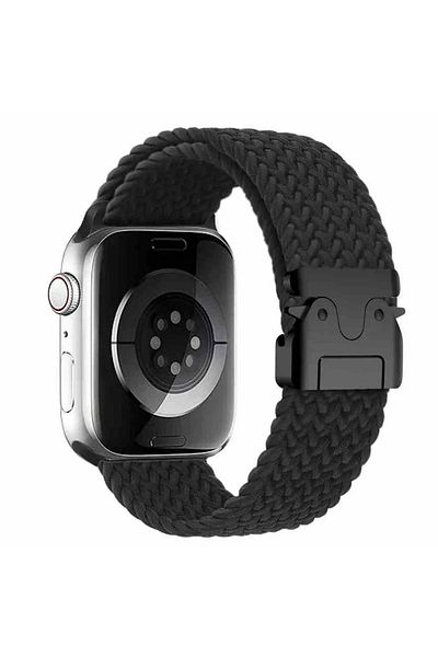 Choice S10 42-38 40 41 mm 2 Black Braided Band For Apple Watch Straps 40 mm 44mm 46mm 42mm 49mm 45mm 41mm 3