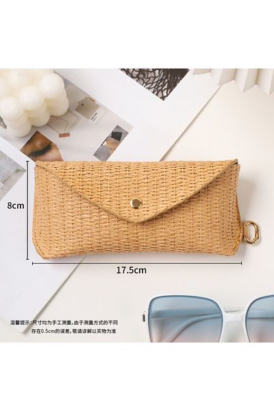 Choice A Portable Grass like Mesh Glasses Box, Fashionable Pressure resistant Glasses Box, Sunglasses Stor.