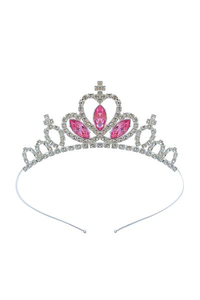 Choice Crown16 Kids Rhinestone Tiara Princess Headband for Girls Birthday Accessories Bridal Crystal Crown