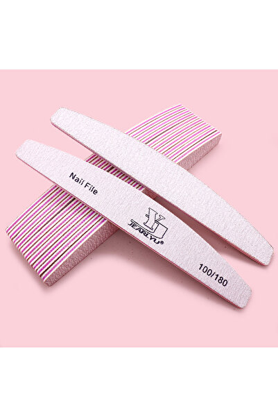 Choice مجموعة مبرد أظافر احترافية من 10 قطع رمادية 100-180، 10 قطع/صندوق، 80 ...