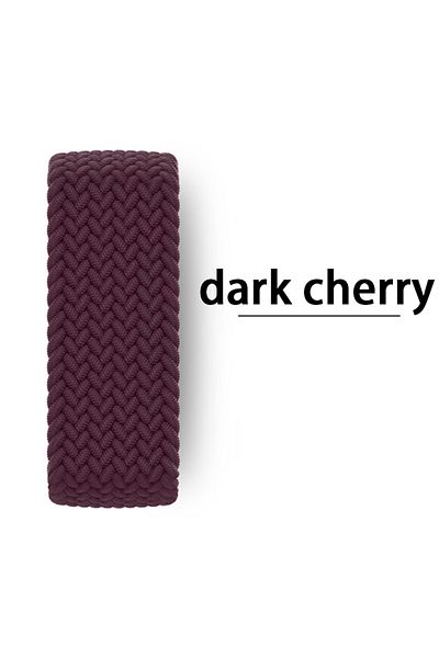 Choice M 42 44 45 46 49 mm dark cherry Braided Solo Loop For Apple watch Band 44mm 45mm 42mm 40mm 41mm 46mm