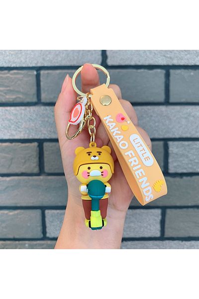 Choice 6 cm green Choonsik Keychains Have Become A Hit In South Korea Kuka Silicone Figurines Car Key Chai